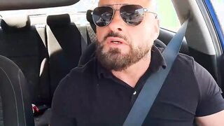 Red haired Hispanic Bombshell sucking off dick inside the point of view Date