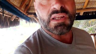Outoor point of view Sex with the blonde Teenage women during the real Date