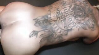 Cutie cumshot Gang Bang with a big titted blonde Mom hoe
