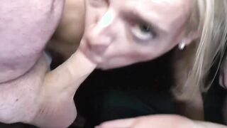 German Group sex Party with a lot of cum