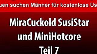 Cumshot Gang Bang with a dark haired Goddess with nice titties