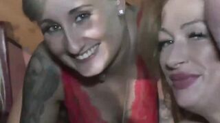Bombshell Sex Party with erotic German cunt with mouth and a lot of cum