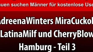 Lot of cum during the German Group Sex without condoms