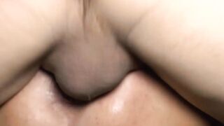 Normal German blonde bimbo with tiny boobies into a cummed Gang Bang
