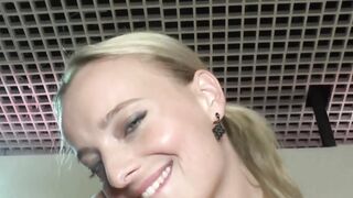 goddess petite blonde Teenage chick enjoy the Gang Bang without Condoms