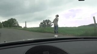 Amateur outdoors Sex with a thin hispanic 18 Year Old