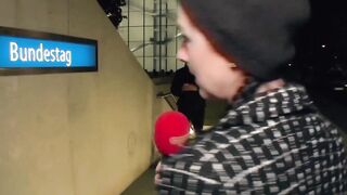 German outside Sex during a outdoors casting