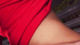 German outdoors Banged! Date with a red haired bimbo