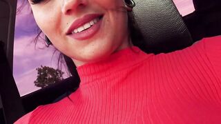 German outdoors Banged! Date with a red haired bimbo