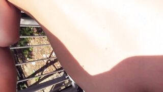 Thin german bimbo picked up public for outdoors Sex