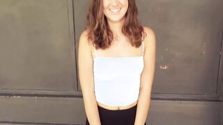 Thin german bimbo picked up public for outdoors Sex