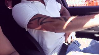 Erotic German Milf fucks inside a Vehicle during the sex date
