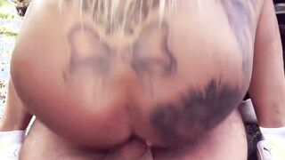 Erotic German Milf fucks inside a Vehicle during the sex date