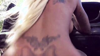 Erotic German Milf fucks inside a Vehicle during the sex date