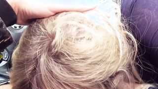 Blonde German 19 Year Old with tiny titties banged outside on a sex date