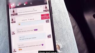 Blonde German 19 Year Old with tiny titties banged outside on a sex date