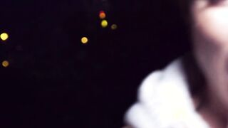 Thin red haired skank picked up outside for a pov Fucked