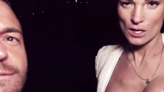 Thin red haired skank picked up outside for a pov Fucked