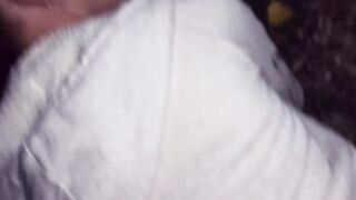Thin red haired skank picked up outside for a pov Fucked