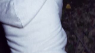 Thin red haired skank picked up outside for a pov Fucked