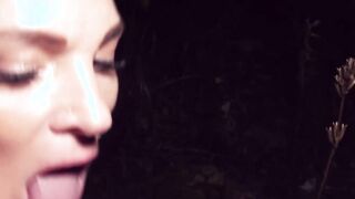 Thin red haired skank picked up outside for a pov Fucked