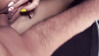 Thin red haired skank picked up outside for a pov Fucked