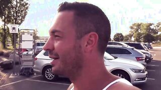Outside Fucked Date with a dark hair German skank