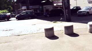 German blonde Mom publich pick up for a pounded