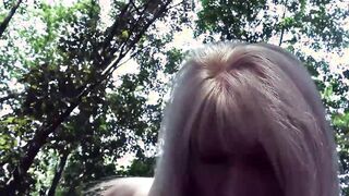 German blonde Mom publich pick up for a pounded