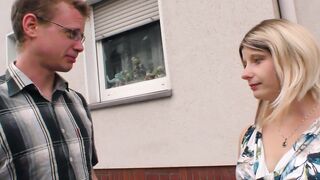 Natural german chick pick up for a nice pounded