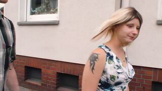 Natural german chick pick up for a nice pounded