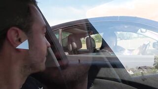German BBW Bimbo fucks outside during the sex date