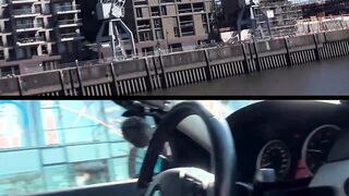 Spontaneous outdoors Date with a dark hair Cougar skank recorded point of view