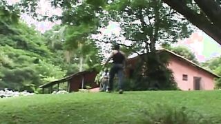 goddess transexual pounded the muscular Bro bareback inside his tight asshole