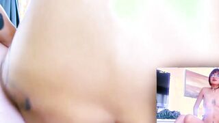 petite red head bitch with glasses try first porn casting