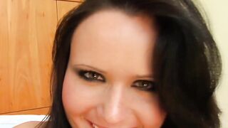 Dark Hair sexy got cummed three-way MMF hardcore