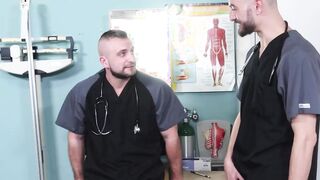 Two horny studs pleasing each others cock and deep holes