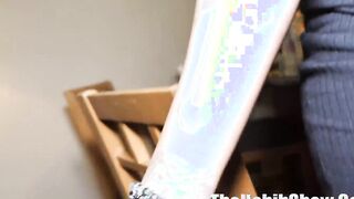 spit queen dark hazel bang that vagina out pf bhangs Skank two