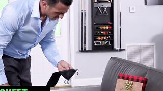 TeamSkeet - Sexual Babysitter Opens Up Her Boss Christmas Gift To His Ex-Fiance And Getting Disciplined