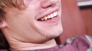Nerdy stud pleasured by his horny stepdad massive dick