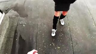 petite short hair blonde bitch have a real live date