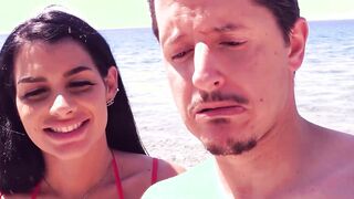 Real sexy date with tourist 18 yo inside holiday and german macho