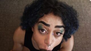 booty gets big dick curled