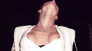 Thin german red head bitch meet and screwed on street for real sexdate