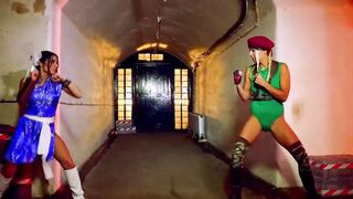 Sex Fighter: Chun Li vs. Cammy (XXX Parody) Sex Video With Christen Courtney, Rina Ellis - Brazzers Official