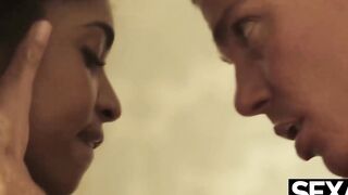 Watch this incredible sexy Black Brazilian babe suck and pounded hard