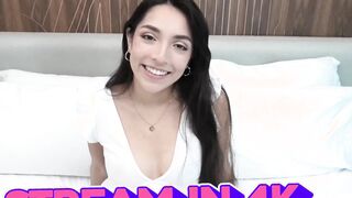 She is 18, blonde, and is licking ass on camera