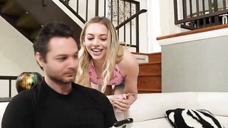 Cute Teen With Small Breasts 'Lily Larimar' Gets Pink Pussy Eaten