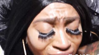 dark hazel juicy tight soak lips n mouth pf bhangs banging it rough