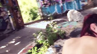 German Outside real Sex Date and boned public point of view
